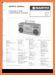 Sanyo C-7 Portable Stereo Main Technical Manual - PDF & Tech Help* | English