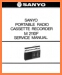 Sanyo M-2110-F Portable Stereo Main Schematics - PDF & Tech Help* | English