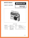 Sanyo M-2429 Portable Stereo Main Technical Manual - PDF & Tech Help* | English