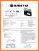 Sanyo M-741-D Portable Stereo Main Schematics - PDF & Tech Help* | English