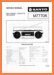 Sanyo M-7770-K Portable Stereo Main Technical Manual - PDF & Tech Help* | English