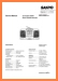 Sanyo MCDS-662 Portable Stereo Main Technical Manual - PDF & Tech Help* | English
