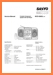 Sanyo MCDS-665-L Portable Stereo Main Technical Manual - PDF & Tech Help* | English