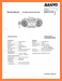 Sanyo MCDZ-110-F Portable Stereo Main Technical Manual - PDF & Tech Help* | English