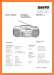 Sanyo MCDZ-16 Portable Stereo Main Technical Manual - PDF & Tech Help* | English