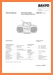Sanyo MCDZ-17 Portable Stereo Main Technical Manual - PDF & Tech Help* | English