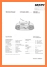 Sanyo MCDZ-6 Portable Stereo Main Technical Manual - PDF & Tech Help* | English