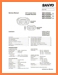 Sanyo MCDZX-300-F Portable Stereo Main Technical Manual - PDF & Tech Help* | English