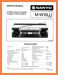 Sanyo MW-15-LU Portable Stereo Main Schematics - PDF & Tech Help* | English