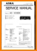 Aiwa ADWX-808 Tape Player Main Technical Manual - PDF & Tech Help* | English