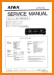 Aiwa ADWX-909 Tape Player Main Technical Manual - PDF & Tech Help* | English