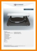 Dual CS-4551 Turntable Record Player Main Brochure - PDF & Tech Help* | English