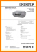 Sony CFDS-07-CP Mini Shelf System Main Technical Manual - PDF & Tech Help* | English