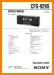 Sony CFS-929-S Mini Shelf System Main Technical Manual - PDF & Tech Help* | English