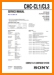 Sony CHCCL-1 Mini Shelf System Main Technical Manual - PDF & Tech Help* | English