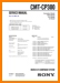 Sony CMTCP-300 Mini Shelf System Main Technical Manual - PDF & Tech Help* | English