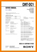 Sony CMTDC-1 Mini Shelf System Main Technical Manual - PDF & Tech Help* | English