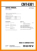 Sony CMTE-301 Mini Shelf System Main Technical Manual - PDF & Tech Help* | English