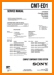 Sony CMTED-1 Mini Shelf System Main Technical Manual - PDF & Tech Help* | English