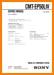 Sony CMTEP-50-LIV Mini Shelf System Main Technical Manual - PDF & Tech Help* | English