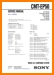 Sony CMTEP-50 Mini Shelf System Main Technical Manual - PDF & Tech Help* | English