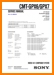 Sony CMTGPX-7 Mini Shelf System Main Technical Manual - PDF & Tech Help* | English