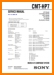 Sony CMTHP-7 Mini Shelf System Main Technical Manual - PDF & Tech Help* | English