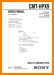 Sony CMTHPX-9 Mini Shelf System Main Technical Manual - PDF & Tech Help* | English