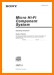 Sony CMTL-1 Mini Shelf System Main User Book - PDF & Tech Help* | English