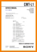 Sony CMTL-1 Mini Shelf System Main Technical Manual - PDF & Tech Help* | English