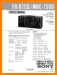 Sony MHC-1500 Mini Shelf System Main Technical Manual - PDF & Tech Help* | English