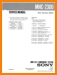 Sony MHC-2300 Mini Shelf System Main Technical Manual - PDF & Tech Help* | English