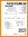 Sony MHC-500 Mini Shelf System Main Technical Manual - PDF & Tech Help* | English