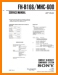 Sony MHC-600 Mini Shelf System Main Technical Manual - PDF & Tech Help* | English