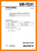 Sony WMFX-241 Tape Player Main Technical Manual - PDF & Tech Help* | English