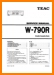 Teac W-790-R Tape Player Main Technical Manual - PDF & Tech Help* | English