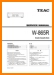 Teac W-865-R Tape Player Main Technical Manual - PDF & Tech Help* | English