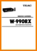 Teac W-990-RX Tape Player Main Technical Manual - PDF & Tech Help* | English