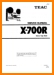 Teac X-700-R Tape Player Main Technical Manual - PDF & Tech Help* | English