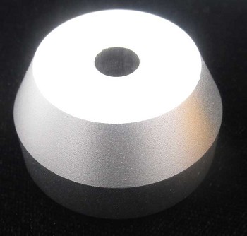 45RPM Record Super Duty Spindle Dome Adaptor | aka The AlumiDome!