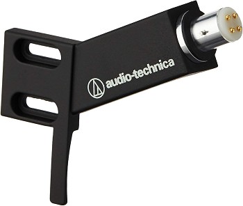 ½" Mount AT-HS4BK Black Headshell for Straight SME Type Socketed Tonearms