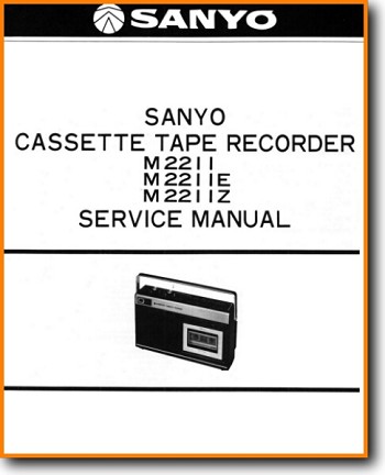 Sanyo M-2211 Portable Stereo Main Schematics - PDF & Tech Help* | English