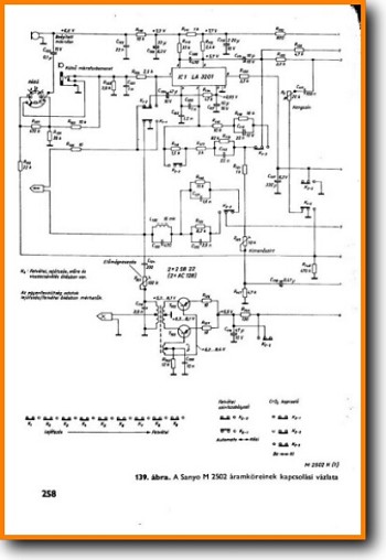 Sanyo M-2502 Portable Stereo Main Schematics - PDF & Tech Help* | English