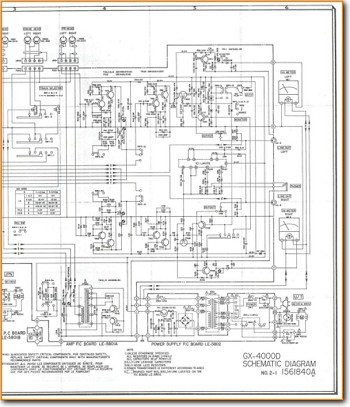 Akai GX-4000-DB Tape Player Main Schematics - PDF & Tech Help* | English