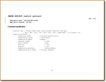 Denon AVR-4802 Amp Receiver Addendum - A Article - PDF & Tech Help* | English