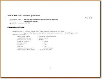 Denon AVR-5803 Amp Receiver Addendum - A Article - PDF & Tech Help* | English