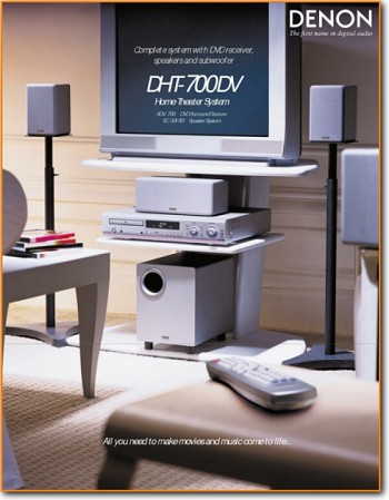Denon DHT-700-DV Amp Receiver Main Brochure - PDF & Tech Help* | English
