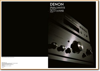 Denon PMA-2000-IVR Amp Receiver Addendum - A Brochure - PDF & Tech Help* | English