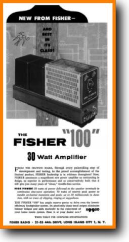 Fisher 100 Tube Amplifier Main Article - PDF & Tech Help* | English