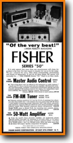 Fisher 50 Tube Amplifier Main Article - PDF & Tech Help* | English